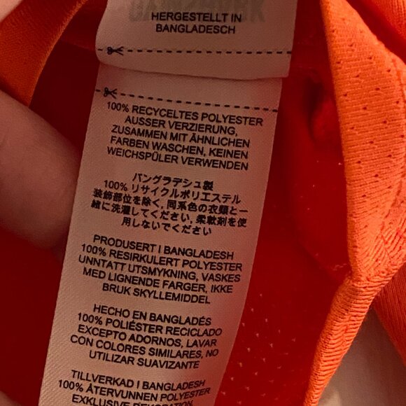 Gymshark Training Long Sleeve Crop Top Small Burnt Orange Athleisure Workout - Picture 6 of 8